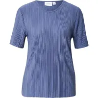 Vila Viplisa Pleated Top A Maniche Corte