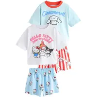 Next Pigiama blu / rosso / bianco