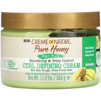 Creme of Nature Crema Per Lo Styling Pure Honey Avocado Smoothing &amp; Frizz Control Curl 340ml