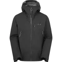 Rab - Giacca da trekking 2,5 strati - Downpour Mountain Jacket Black - Taglia XL - Nero