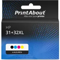 PrintAbout Cartuccia compatibile HP 31+32XL (1VU24/26/27/28AE) - 4 colori Multipack