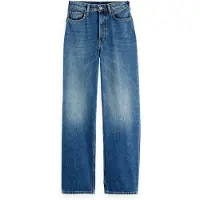 Scotch & Soda Ripple Straight Jeans — Absolute Blue Taglia: W26L32 | Pantaloni Outlet | Donna | Blu