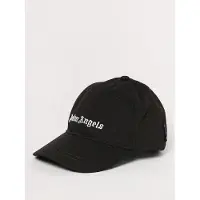 Palm Angels Cappello in cotone con logo ricamato