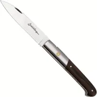 Laguiole En Aubrac Sauveterre Ziricote, Matt Stainless Bolster, Mosaic Pin, coltello da tasca, 11 cm