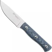 Maserin 915/MCJ Path, Stonewashed M390, Denim Jeans Micarta, coltello fisso, Igor Bortolussi design