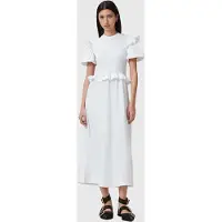 AllSaints Ode Dress Optic White Taglia: 10 | Abiti Midi Outlet | Donna | Bianco