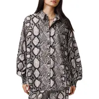 AllSaints Charli Shirt Flow Ecru White Taglia: 8 | Magliette intime Outlet | Donna | Marrone