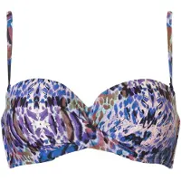 Livera Sw Bra Tshirt Bandeau Britt Zanzibar Blue/pink Taglia: F38 | Bikini Outlet | Donna | Blu