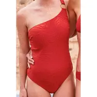 Livera Sw 1p Wf Tshirt Fem Swimsuit Monaco Red Cocktail Taglia: 36 | Costumi Interi Outlet | Donna | Rosso