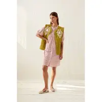 Louise Misha Jacket Marcianne Moss-fuchsia Tartan Taglia: 36 | Gilet Outlet | Donna