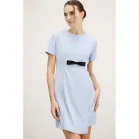 Motivi Sheath Dress With Bow Light Blue Taglia: 40 | Abiti Mini Outlet | Donna | Blu