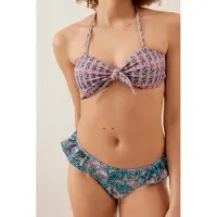 Louise Misha Bikini Bottom Yumi Teal Garden Of Eden Taglia: M | Bikini Outlet | Donna | Ciano