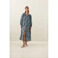 Louise Misha Dress Deepali Teal Garden Of Eden Taglia: 40 | Abiti Midi Outlet | Donna | Ciano