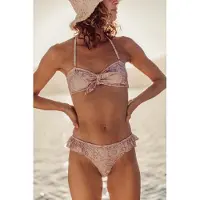 Louise Misha Bikini Bottom Yumi Pink Daisy Garden Taglia: S | Bikini Outlet | Donna | Rosa