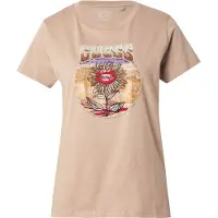 Guess Marciano GUESS Ss Logo Desert Flowe Wet Sand Taglia: S | Maglie Sportivi Outlet | Donna | Marrone