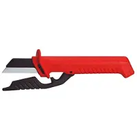 Knipex 98 56 SB Coltello per cavi con lama sostituibile 190 mm (scheda SB/blister)
