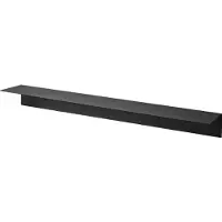 Yamazaki Scaffale da parete Decorativo Scaffale da bagno 90x9x15cm nero