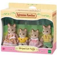 Sylvanian Families Famiglia Di Gatti A Righe Sylvanian Families