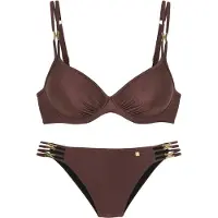 Jette Bikini marrone scuro