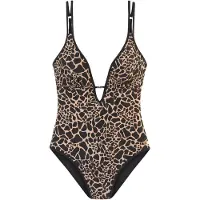 LASCANA Costume intero beige / nero