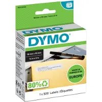 Dymo Etichetta 11355 (S0722550) - Nero su bianco (19 mm x 51 mm)