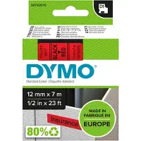 Dymo Nastro 45017 (S0720570) - Nero su rosso (12 mm)