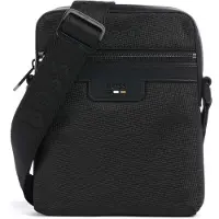 BOSS per uomo. 50536169 Borsa Ray Zip nera (OSFA), Nero, Casual, Polister riciclato