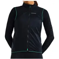 Peppermint Women's Gilet Gilet da ciclismo Donna (M, nero)