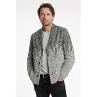 John Varvatos Alessio Regular Fit Tailo Iron Grey Taglia: XS | Cardigan Outlet | Uomo | Grigio