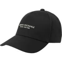 Armani Exchange Cappello da baseball crema / nero