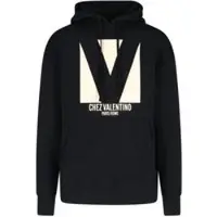 Valentino Felpa Chez in cotone con logo