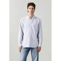 Levi's per uomo. A7210-0023 Autentica camicia blu con bottoni (XS), Casual, Cotone, Manica lunga