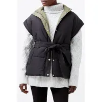 French Connection Auden Puffer Gilet Vest Blackout Taglia: M | Gilet Outlet | Donna | Nero