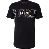 Guess Marciano GUESS Ss Cn Chest Bo Jet Black A996 Taglia: XS | Magliette basic Outlet | Uomo | Nero