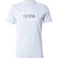 Guess Marciano GUESS Ss Cn Chest Bo Nimbus Blue Taglia: L | Magliette basic Outlet | Uomo | Blu