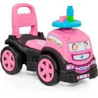 MOLTO Cavalcabile Pink Truck Rails With 10 Blocks