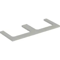 Geberit Plaque de lavabo ONE, découpe double, pour lavabo à poser, 120x3x47cm, 505.345.00.7, 505.345.00.7