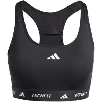 Adidas Women's Techfit Bra Reggiseno sportivo Donna (S, grigio/nero)