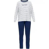 Tom Tailor Pigiama 'Zaria' navy / zappiro / bianco