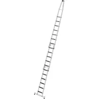 MUNK Günzburger Steigtechnik Set di scale a gradini per la pulizia dei vetri con traversa nivello e gradino a clip R13 3 pezzi