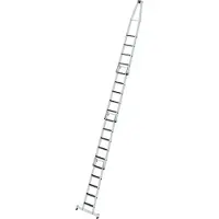 MUNK Günzburger Steigtechnik Set di scale a gradini per la pulizia dei vetri con traversa nivello e gradino a clip R13 4 pezzi