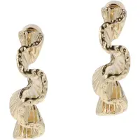 Otazu Squiggle Gold Hoops Taglia: OS | Orecchini Outlet | Donna | Giallo