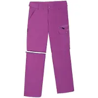 Kamik Kid's Slayer Pantaloni zip off Bambini (122, fuchsia)