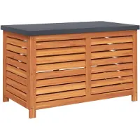 vidaXL Cassetta da giardino 60x50x55 cm in legno massiccio di acacia