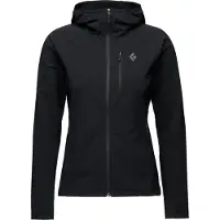 Black Diamond Women's Coefficient Storm Full Zip Hoody Giacca in pile Donna (L, nero)