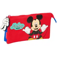 Safta Astuccio Triple Mickey Mouse Good Day