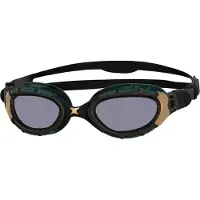 Zoggs Predator Flex Titanium Reactor Occhialini da nuoto (Regular, nero)