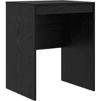 vidaXL scrivania look rovere nero 60 x 50 x 76 cm