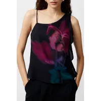 French Connection Eden Ggt Frilly Cami Top Blackout Multi Taglia: XS | Canottiere Outlet | Donna | Nero
