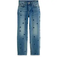 Scotch & Soda Sky Straight Jeans — Falling Leaves Taglia: W28L32 | Pantaloni Outlet | Donna